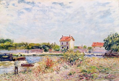 The Loing at Saint-Mammes, 1885 by Alfred Sisley